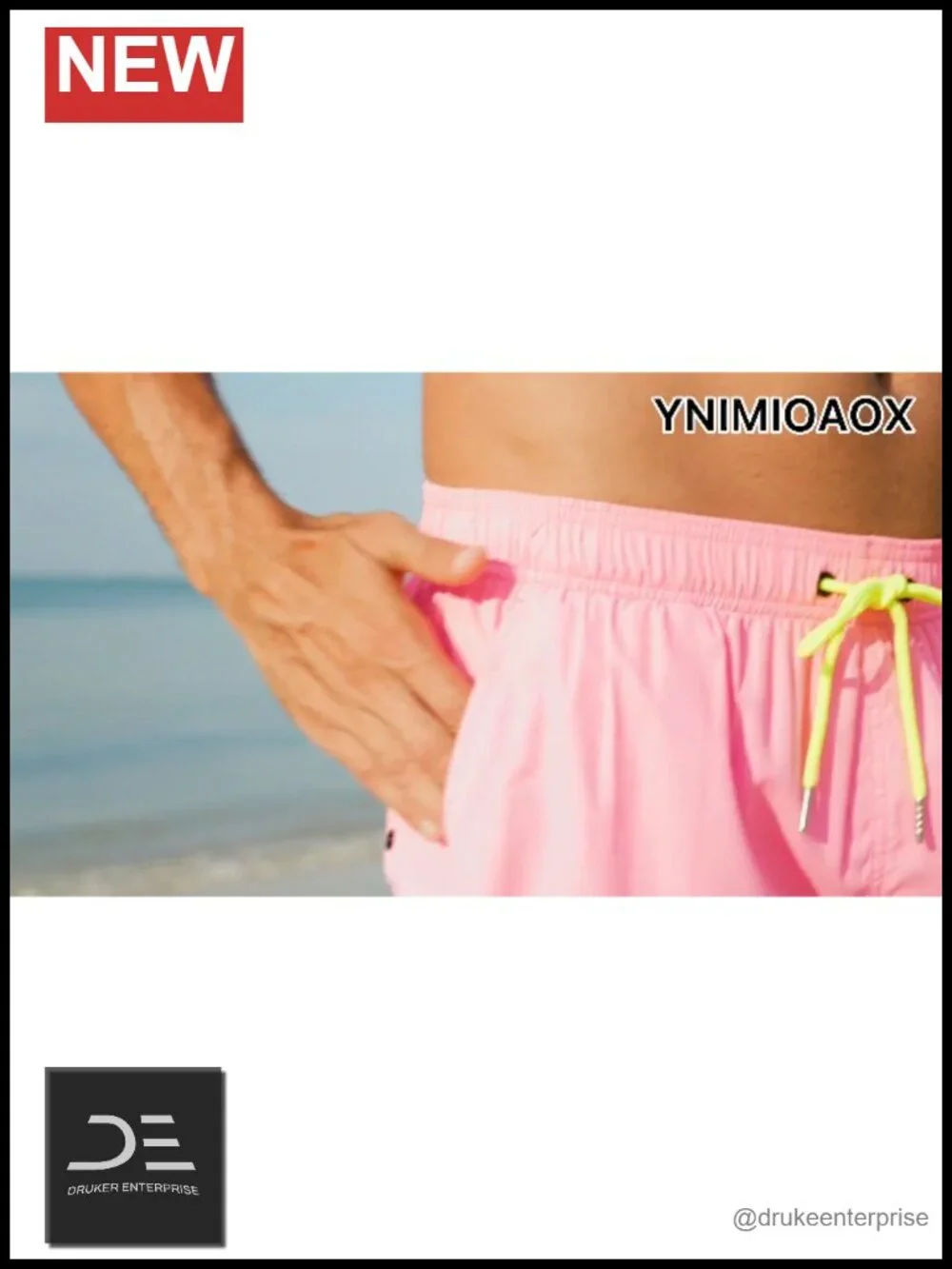 Men's Quick Dry Swim Trunks with Mesh Lining 5
